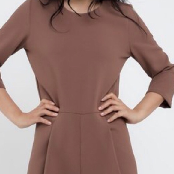 Kaarem Agati Mid Sleeve Jumpsuit- Cocoa Brown Large - Picture 7 of 11